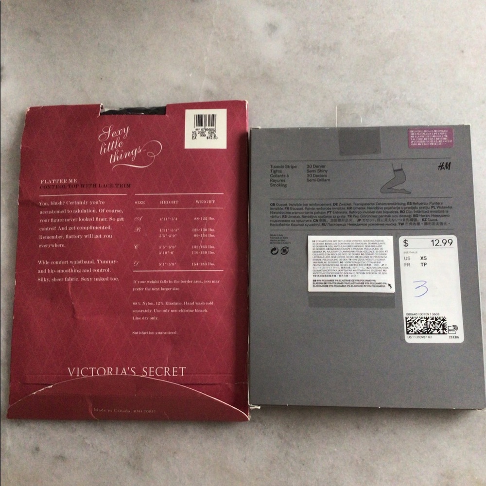 Set of 2 Women’s Tights - Picture 2 of 2